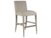 Cohesion Program - Madox Upholstered Low Back Barstool - Gray - 42"
