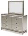 Chevanna - Platinum - Dresser, Mirror