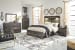 Drystan - Queen Panel Bed With 2 Storage Drawers - Brown / Beige
