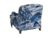 Barclay Butera Upholstery - Sydney Chair With Pewter Casters - Blue