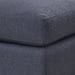 Audrey - Upholstered Rectangle Ottoman - Rise Blue