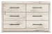 Lawroy - Light Natural - Six Drawer Dresser