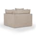 Audrey - Leather Swivel Chair - Landscape Brown
