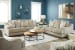Lessinger - Pebble - 4 Pc.- Sofa, Loveseat, Chair And A Half, Ottoman