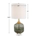Glenn - Mottled Glass Table Lamp - Green
