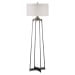 Adrian - Modern Floor Lamp - Pearl Silver
