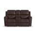Henry - Power Reclining Loveseat With Console & Power Headrests & Lumbar - Burnt Umber
