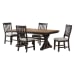 Montrose - 5 Piece Standard Height Dining Set (Table And Four Chairs) - Espresso And Brown