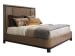 Zanzibar - Cape Verde Panel Bed 6/6 King - Light Brown