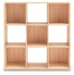 Piperton - Tan - Nine Cube Organizer