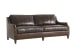 Tower Place - Conrad Leather Sofa - Dark Brown