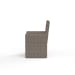 Coronado - Dining Chair, With Self Welt - Canvas Flax / Dark Brown