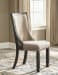 Tyler Creek - Black / Grayish Brown - Dining UPH Side Chair (Set of 2) - Framed Back