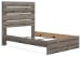 Graystorm - Full Panel Bed - Brown Gray