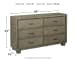 Arnett - Gray - 4 Pc. - Dresser, Mirror, Full Bookcase Bed