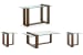 Bristow - Rectangular Cocktail Table With 2 End Tables And Sofa Table - Acorn