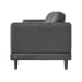 Hampton - Sofa - Fiero Charcoal (Top Grain / Pvc)