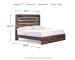 Drystan - King Panel Bed - Brown / Beige