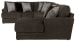 Galaxy - 3 Piece Sectional With RSF Chaise, Comfort Coil Seating And 9 Included Accent Pillows