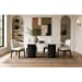 Sylvie - 5 Piece Standard Height Dining Set (Oval Table And Four Chairs) - Black / White
