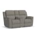 Henry - Power Reclining Loveseat With Console & Power Headrests & Lumbar - Fog