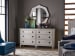 Past Forward - Six Drawer Dresser - Pearl Silver