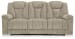 Hindmarsh - Stone - Power Reclining Sofa With Adj Headrest