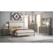 Versailles Contemporary - 3-Drawer Nightstand - Gray