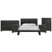 Allan - Queen 5 Piece Bedroom Set - Black