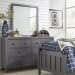 Cottage View - Dresser & Mirror - Dark Gray