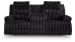 Rhine Falls - Onyx - Reclining Power Sofa With Drop Down Table