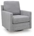 Freybourne Next-Gen Nuvella - Pewter - Swivel Accent Chair