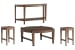 Kaysen - Round Cocktail Table With 2 End Tables And Demilune Sofa Table - Wallaby