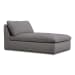 Miles - Outdoor Chaise - Light Gray