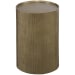 Adrina - Drum Accent Table - Gold