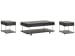 Spencer - Lift Top Storage Cocktail Table With 2 End Tables - Dark Briarsmoke
