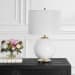 24" Table Lamp - White