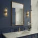 Brass Bamboo - Rectangle Mirror - Brass / Gold