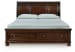 Porter - California King Sleigh Storage Bed - Rustic Brown