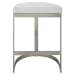 Ivanna - Backless Counter Stool - Silver