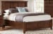 Bonanza Mansion Bed with Storage Footboard Cherry King