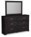 Belachime - Dresser, Mirror - Black