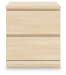 Onita - Two Drawer Night Stand - Natural