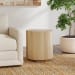 Layne - Round End Table - Natural