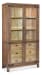 Vineyard Row - Display Cabinet - Light Brown