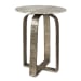 Warner - Indoor-Outdoor Side Table - Antiqued Champagne / White