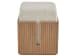 Avaline - Carmen Bunching Stool - Light Brown / Beige