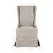 Melrose - Wingback Upholstered Dining Chair - Khaki