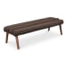 Arlo - Performance Fabric Bench - Dark Brown