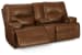 Francesca - Auburn - PWR REC Loveseat/Con/Adj HDRST